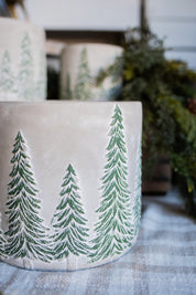 Concrete Tree Farm Pot