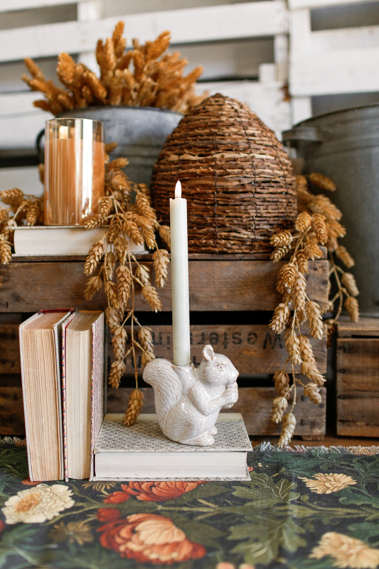 Squirrel Candlestick