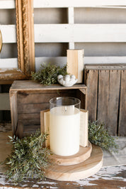 Large Ivory Flameless Candle The Little Burlap Barn®