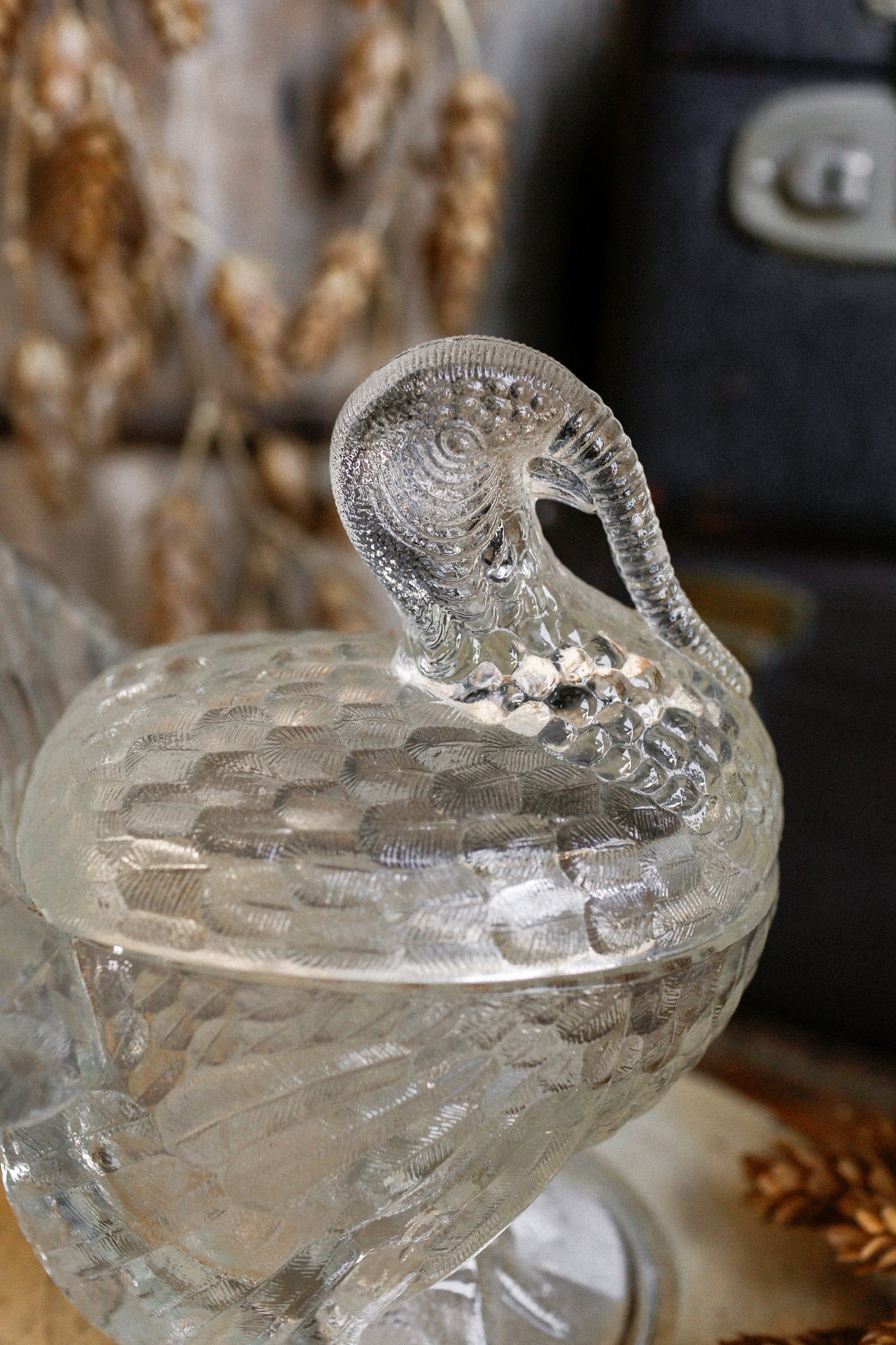 Vintage Turkey Nesting Dish