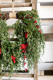 Forest Falls Berry Wreath (L)
