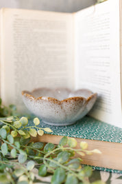 Stoneware Flower Bowl The Little Burlap Barn®