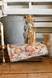 Autumn Leaves & Pumpkins Runner