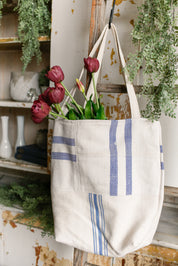 Vintage Grain Sack Tote Bag