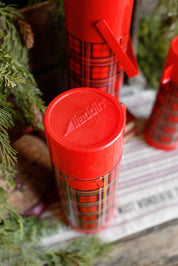 Vintage Aladdin Plaid Thermos