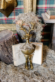 Brass Standing Deer