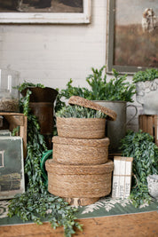 Hand-Woven Seagrass Basket The Little Burlap Barn®