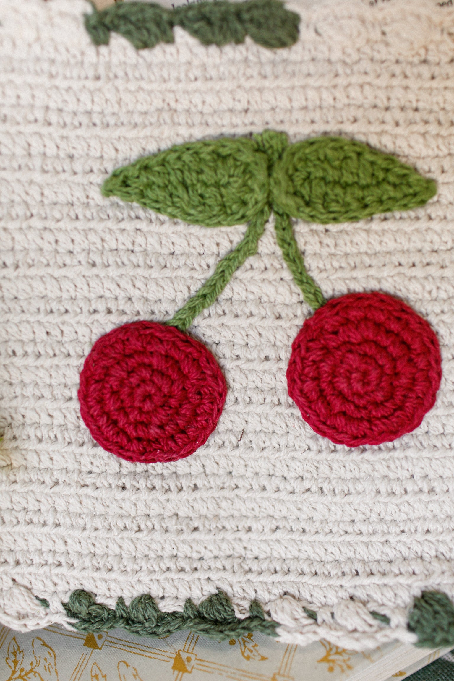 Cherry Crocheted Pot Holder The Little Burlap Barn®