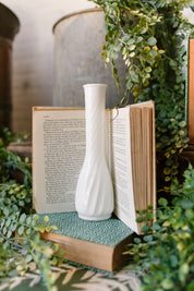 Vintage Milk Glass Bud Vase The Little Burlap Barn®