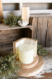 Medium Ivory Flameless Candle The Little Burlap Barn®