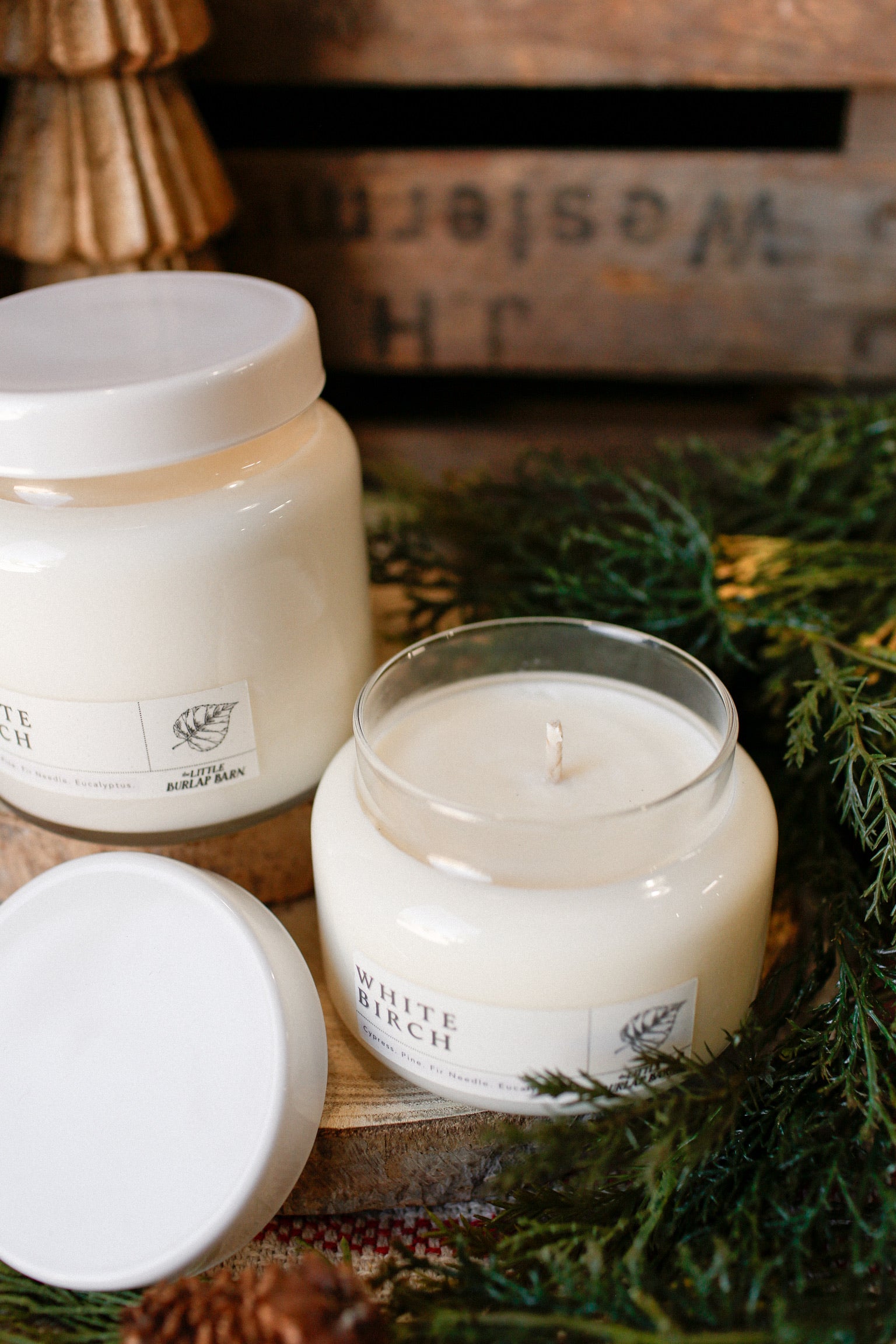 Apothecary Candle- White Birch