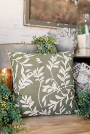 Botanical Leaves Pillow The Little Burlap Barn®