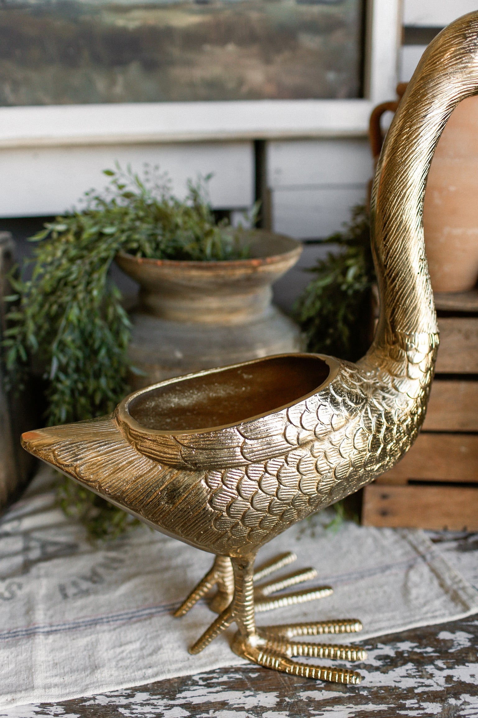 Gilded Goose Planter The Little Burlap Barn®