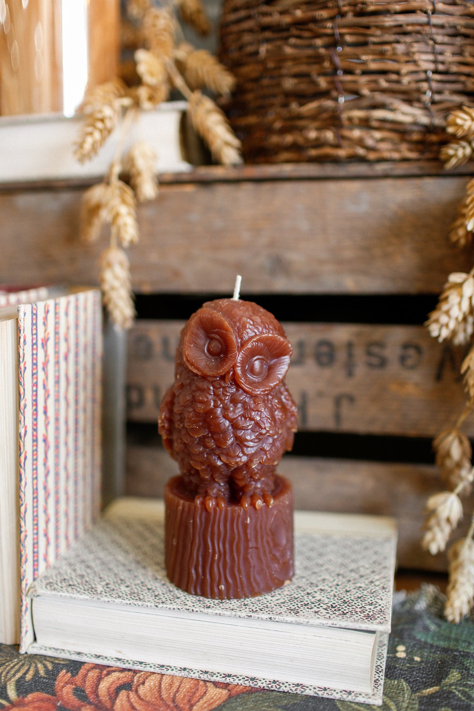 Owl Candle