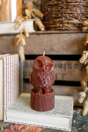 Owl Candle