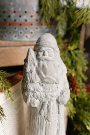 Concrete Standing Santa