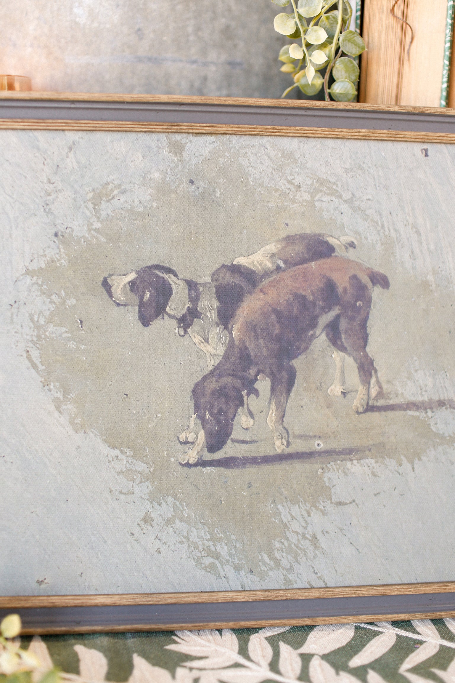 Two Dogs Framed Art The Little Burlap Barn®