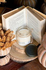 Autumn Kitchen Mason Jar Candle The Little Burlap Barn
