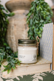 Mason Jar Candle-Garden Citrus The Little Burlap Barn®