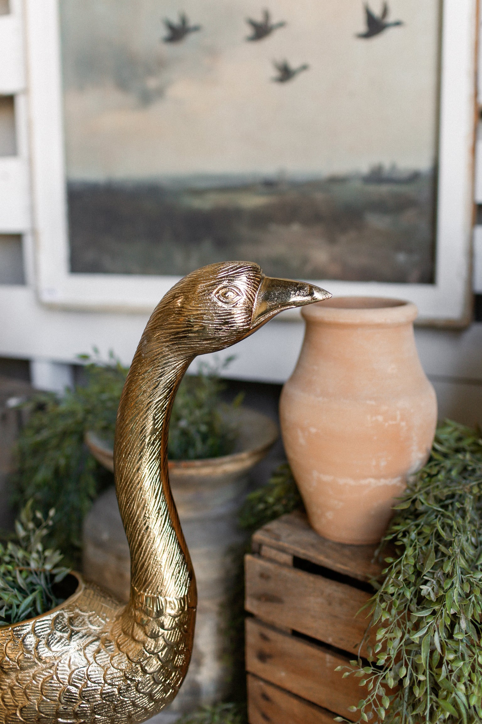 Gilded Goose Planter The Little Burlap Barn®