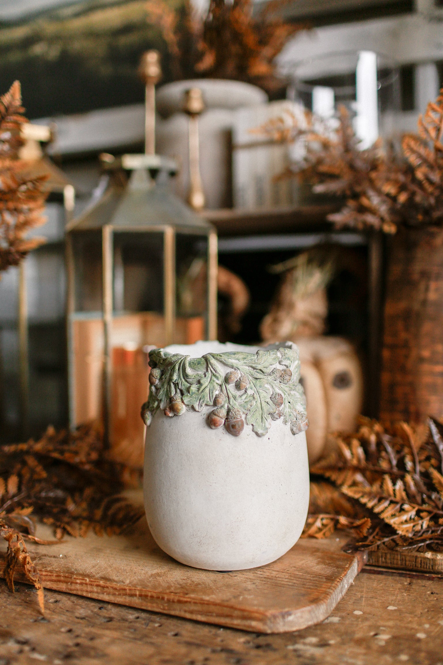 Concrete Acorn Pot The Little Burlap Barn®