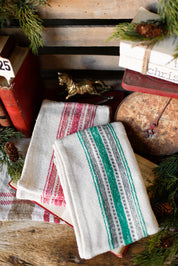 Noel Stripe Kitchen Towel Set