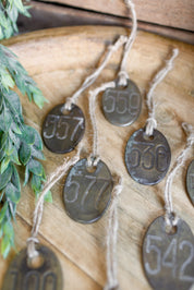 Vintage Brass Cow Tag The Little Burlap Barn®