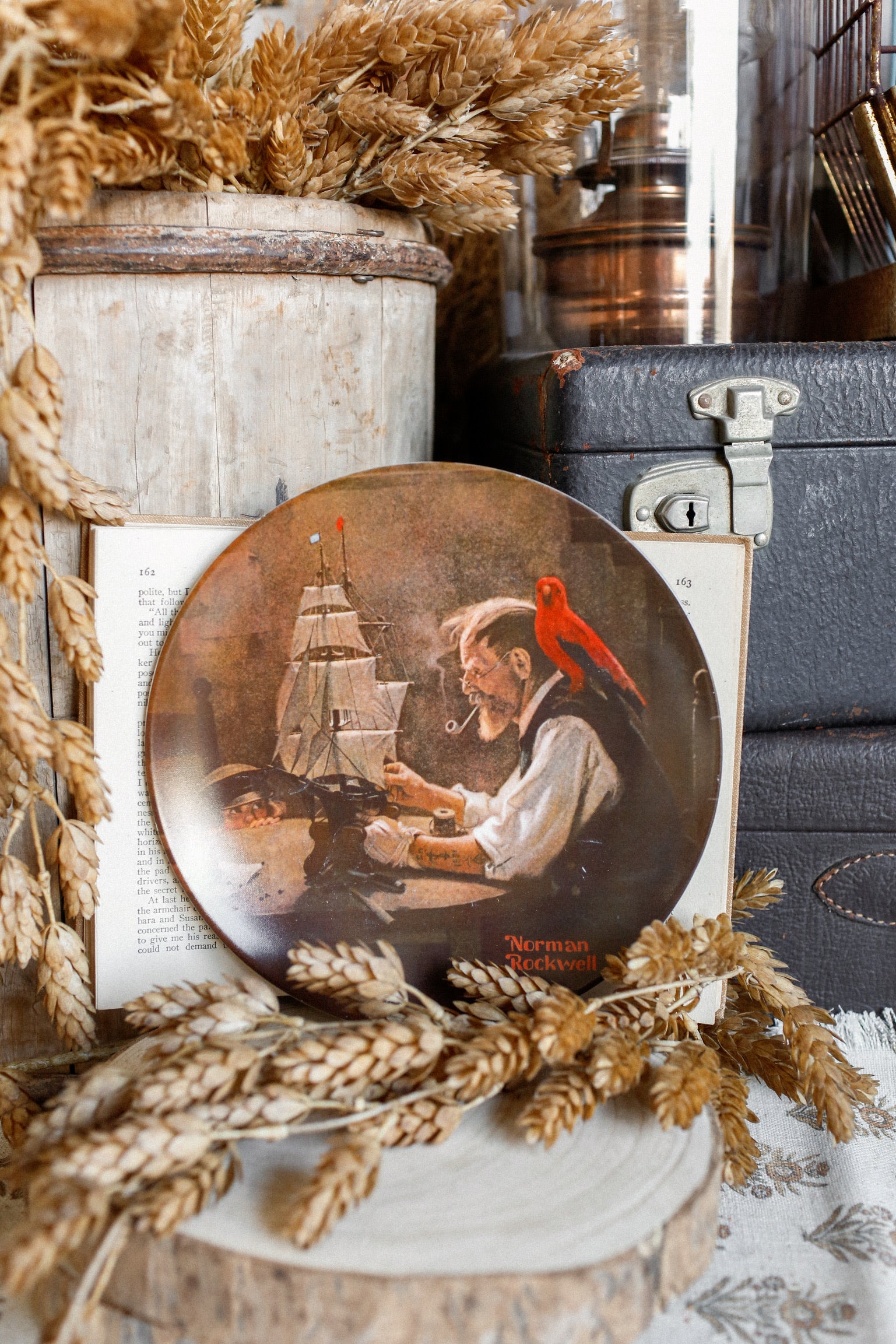 Norman Rockwell Ship Builder Plate