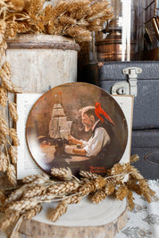Norman Rockwell Ship Builder Plate