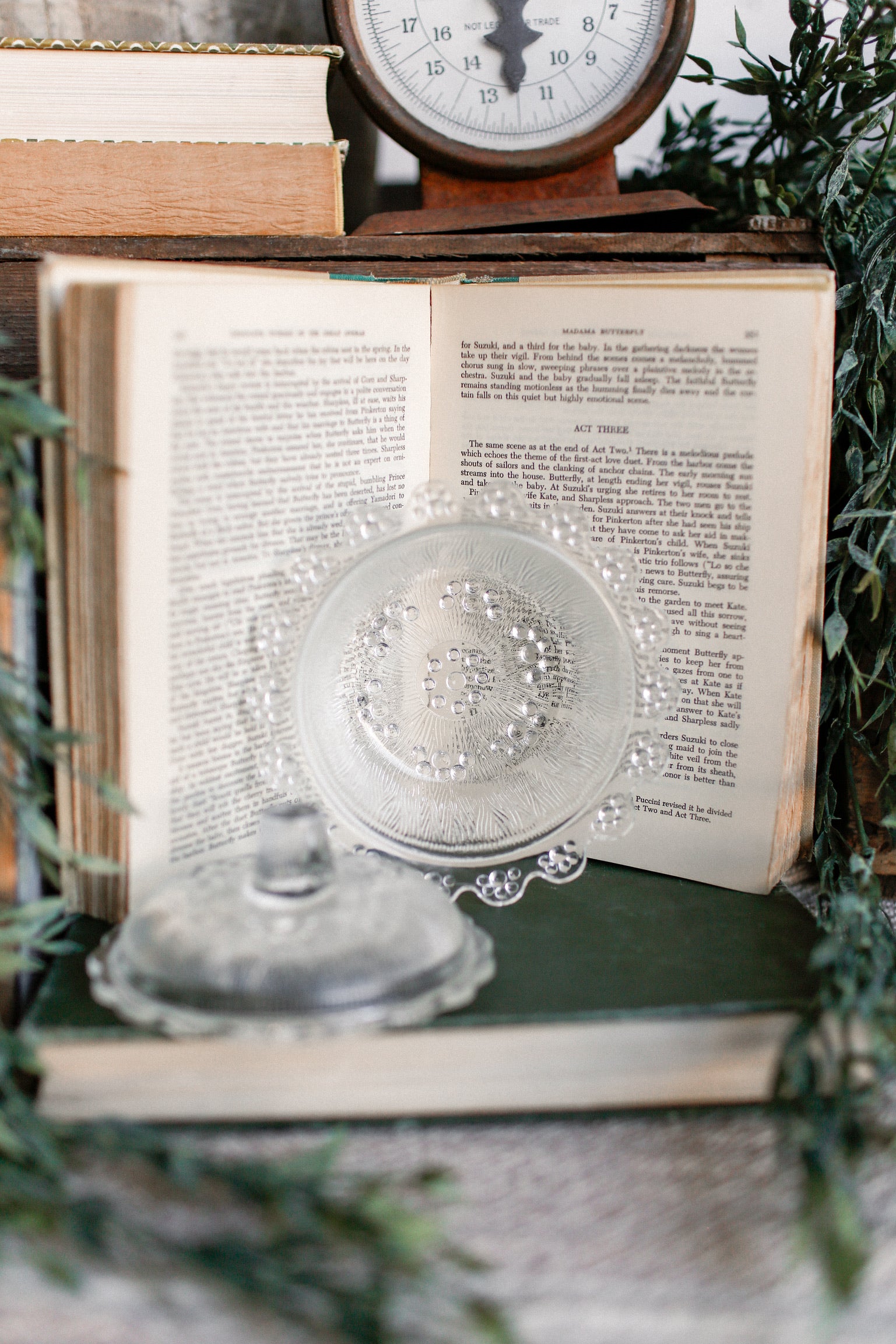 Vintage Scalloped Candy Dish