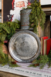 Vintage "Merry Christmas" Silver Tray