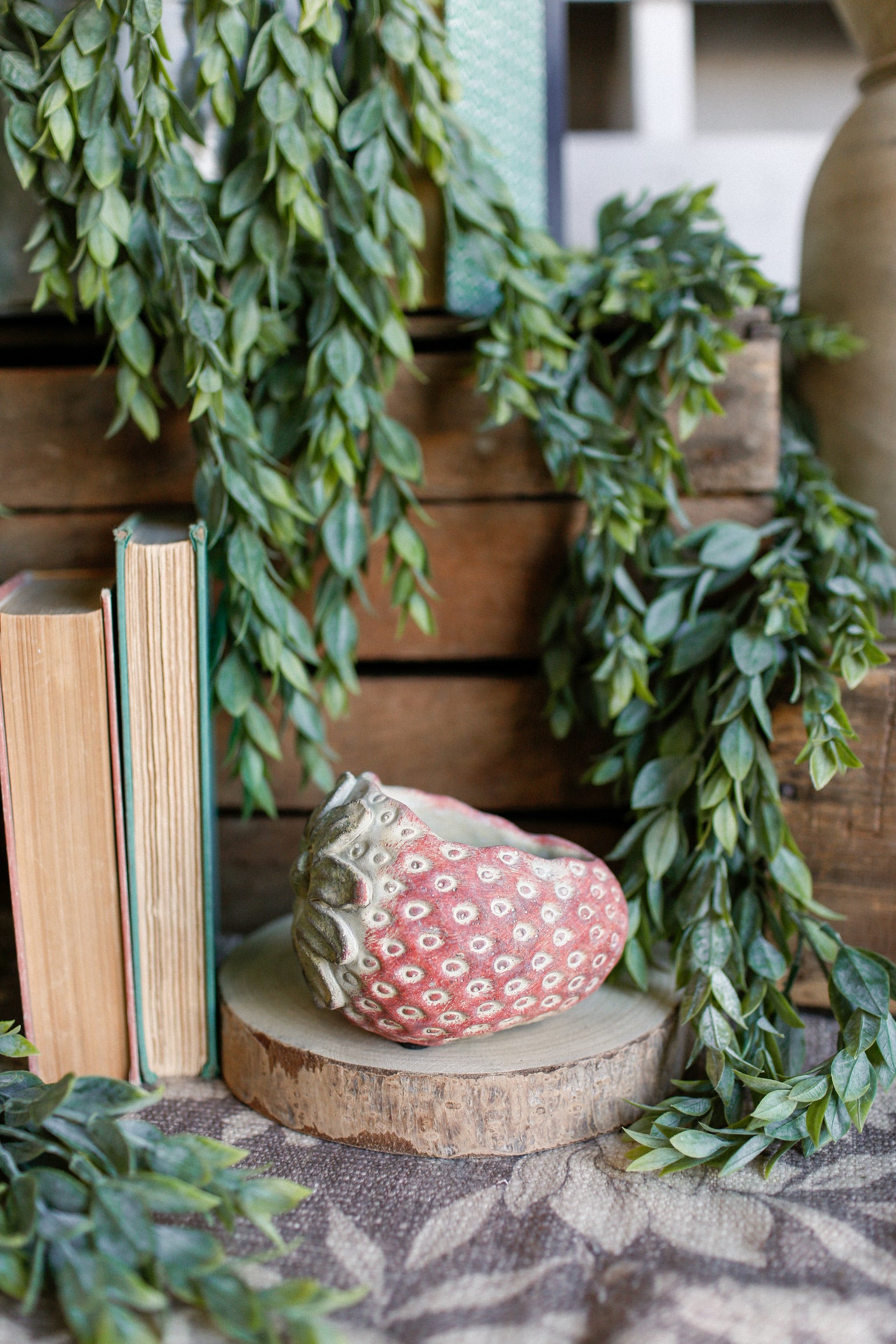 Mini Strawberry Laying Planter