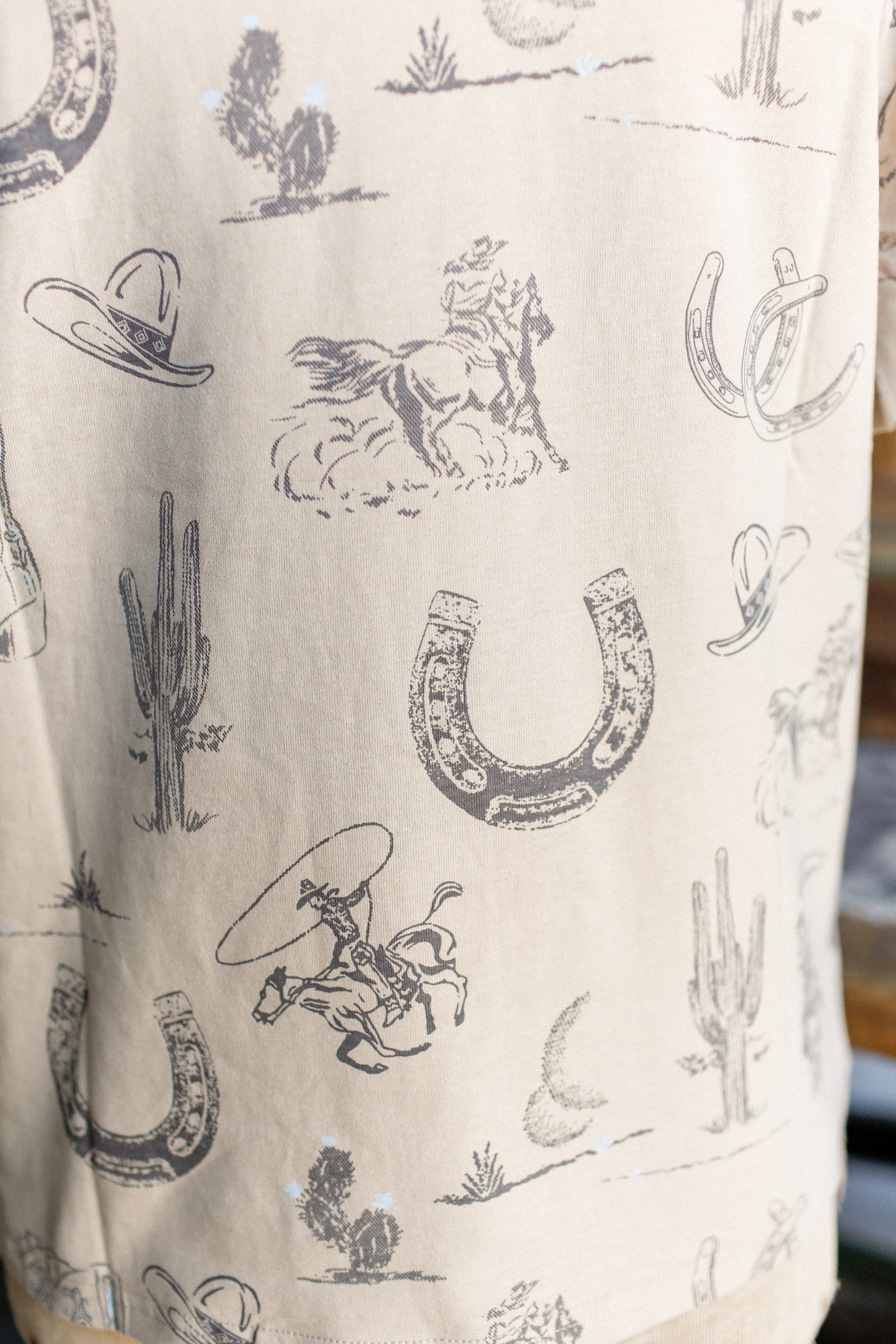 Creme Wild West T-Shirt