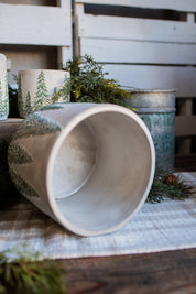 Concrete Tree Farm Pot