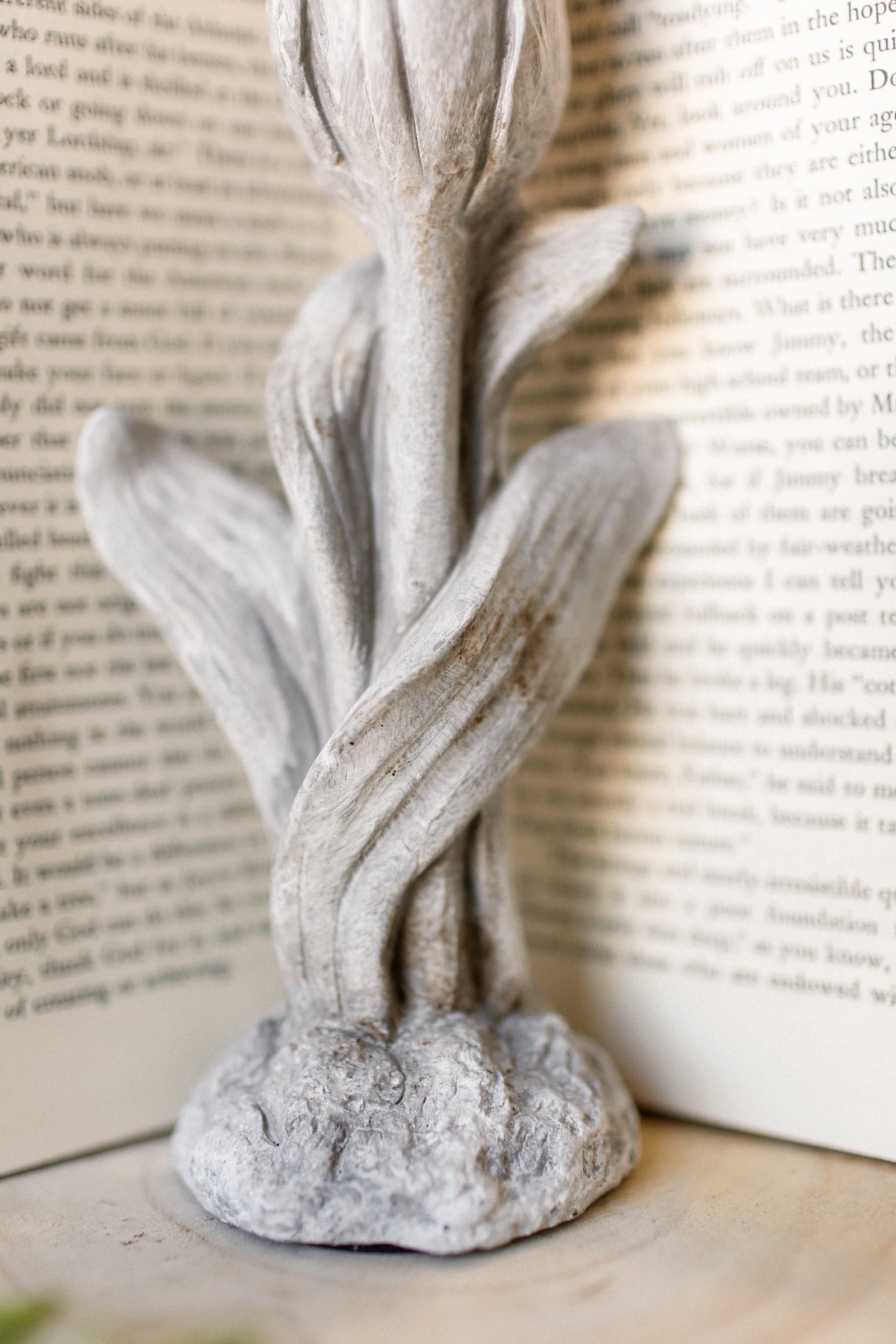 Concrete Tulip Candlestick The Little Burlap Barn®