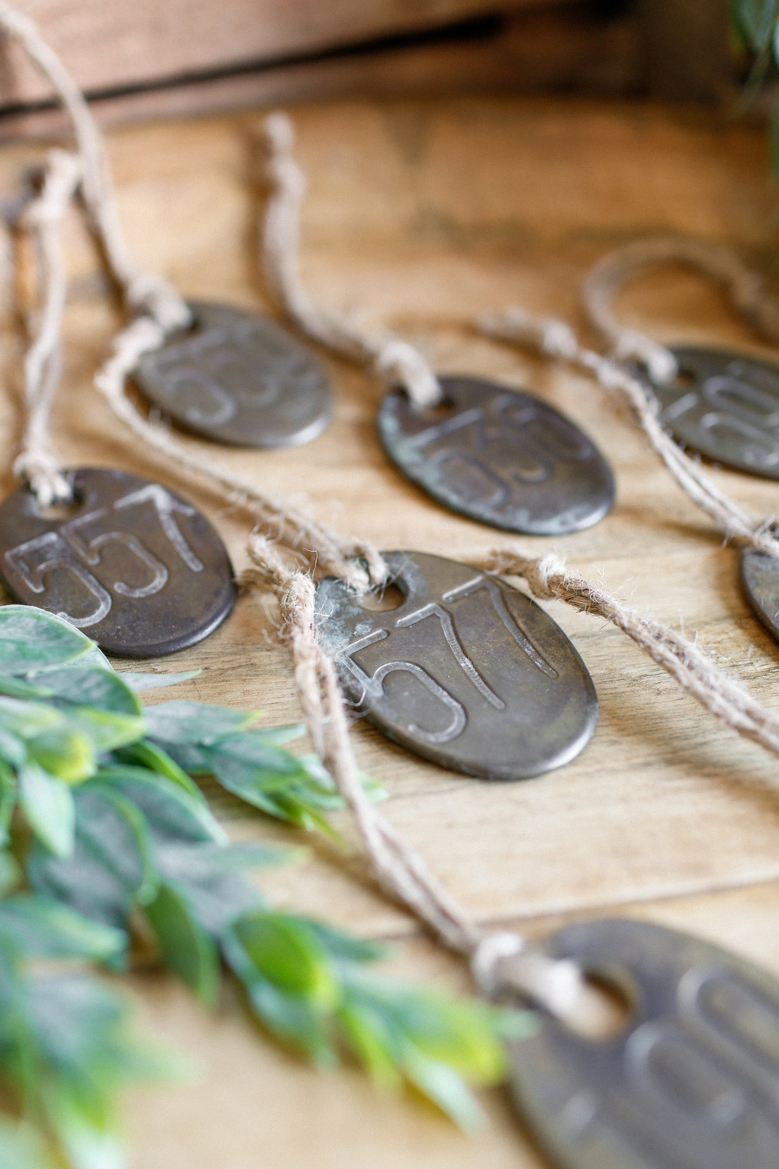Vintage Brass Cow Tag The Little Burlap Barn®