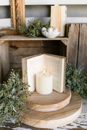 XXS Ivory Flameless Candle The Little Burlap Barn®