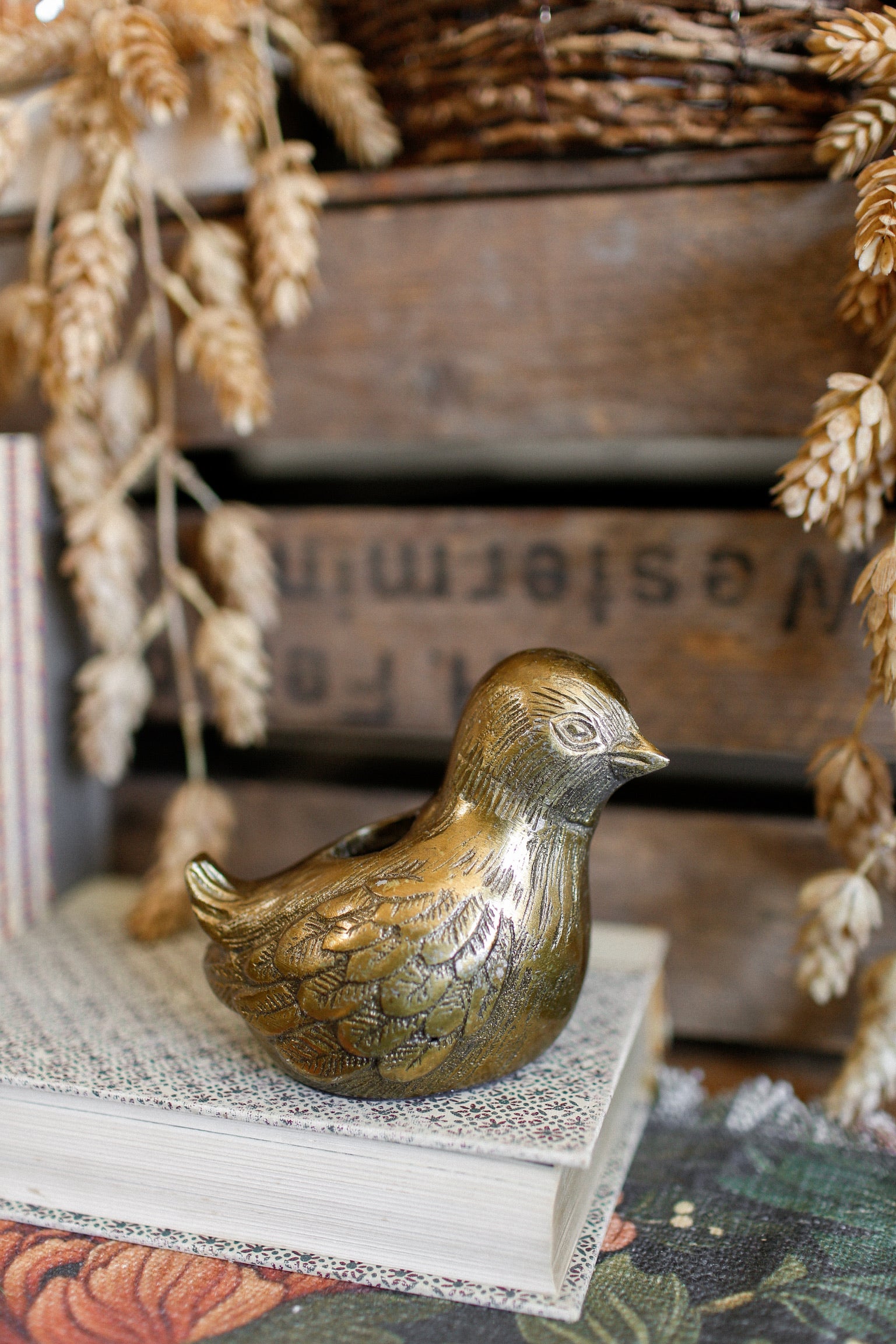 Gilded Roost Bud Candlestick