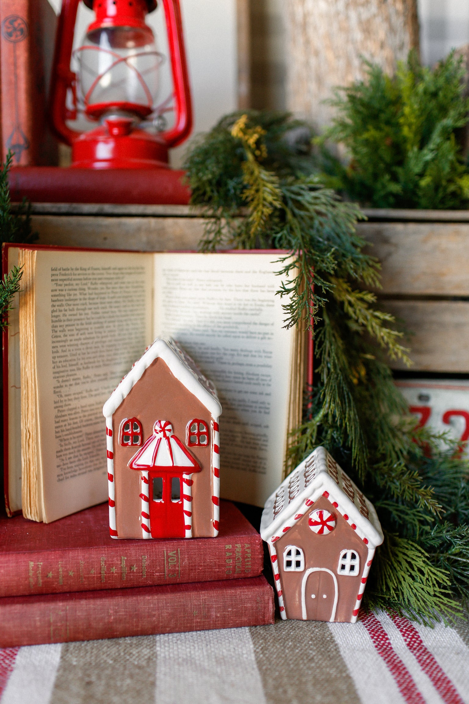 Ceramic Lighted Gingerbread House
