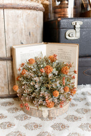 Whimsy Wildflower Sphere (Pumpkin)