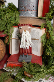 Sleepy St. Nick Handmade Doll