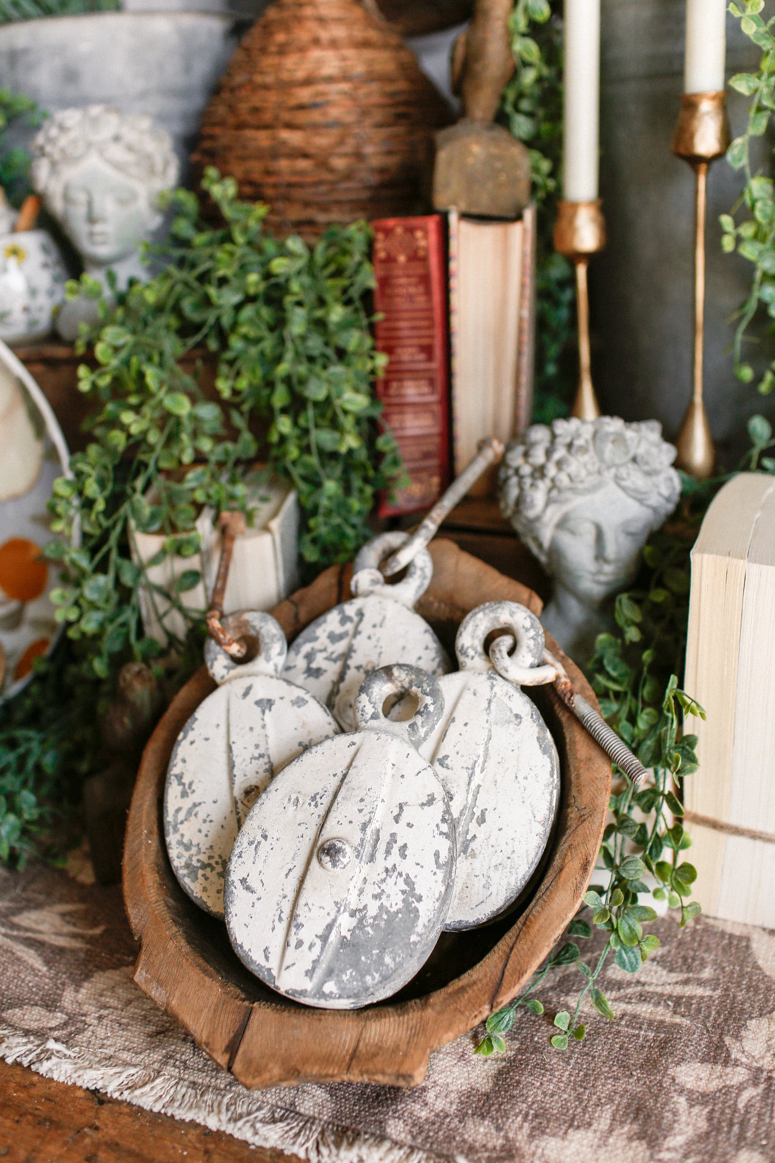 Vintage Metal Pully The Little Burlap Barn®