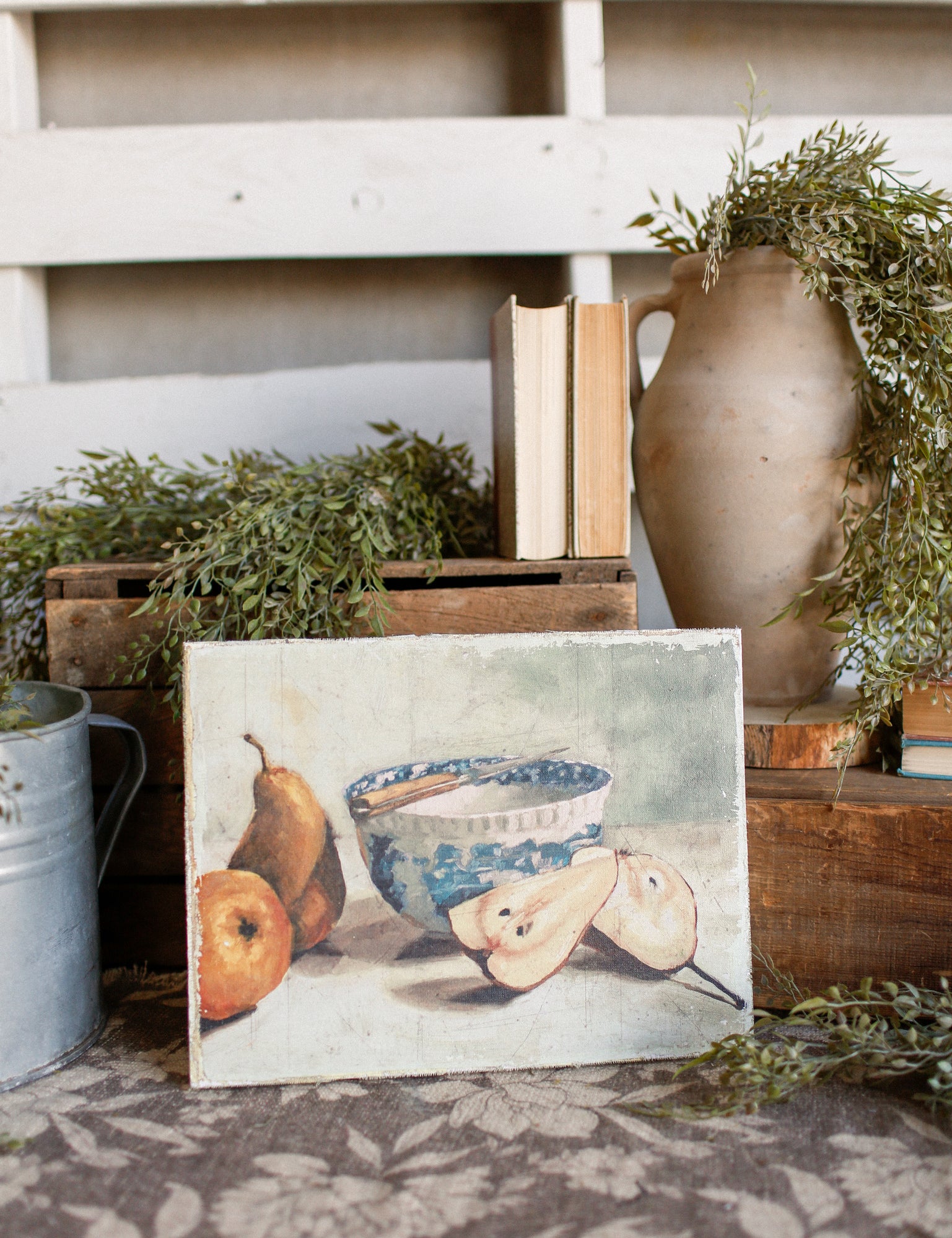 Pears Still Life Canvas Print The Little Burlap Barn®