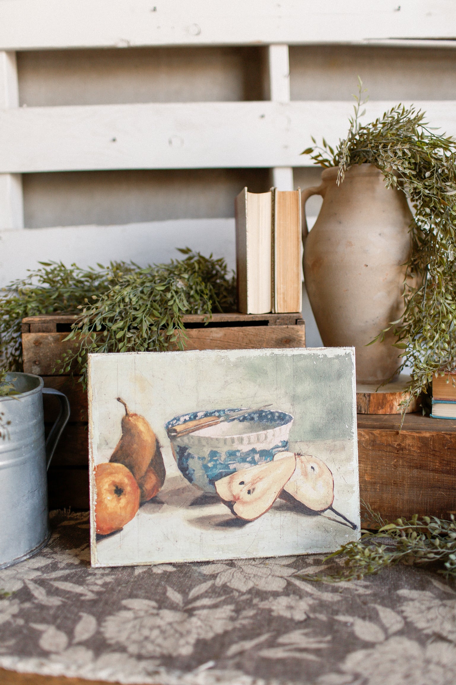 Pears Still Life Canvas Print The Little Burlap Barn®
