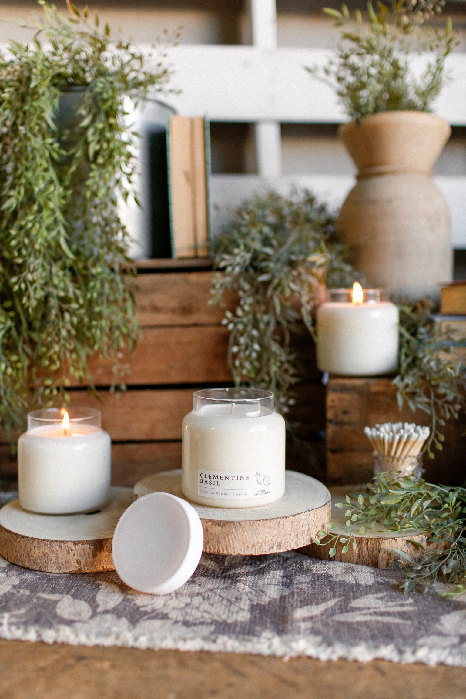 Apothecary Candle-Clementine Basil