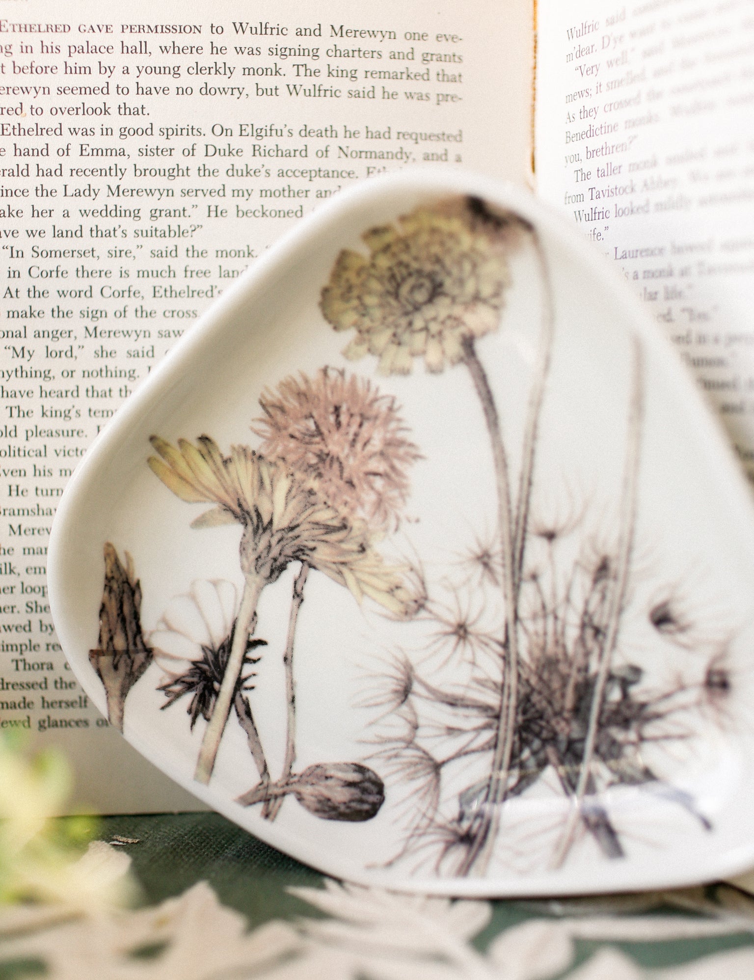 Stoneware Floral Dish The Little Burlap Barn®