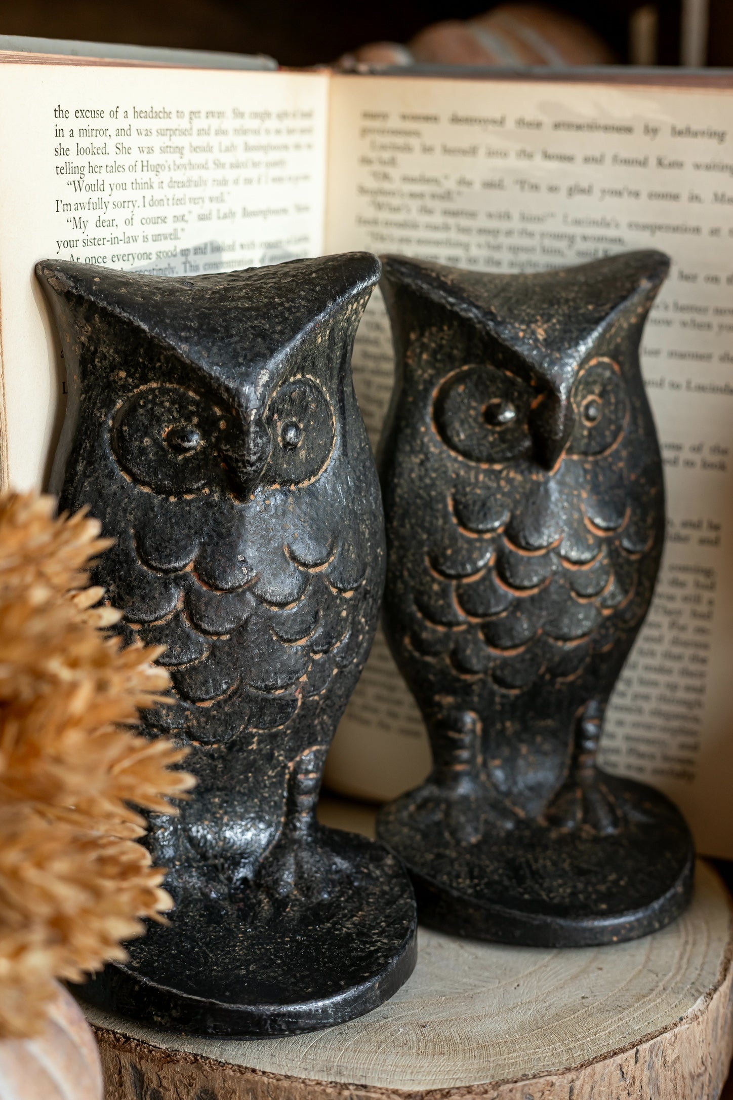 Cast Iron Owl Shaped Bookends Creative Co-Op