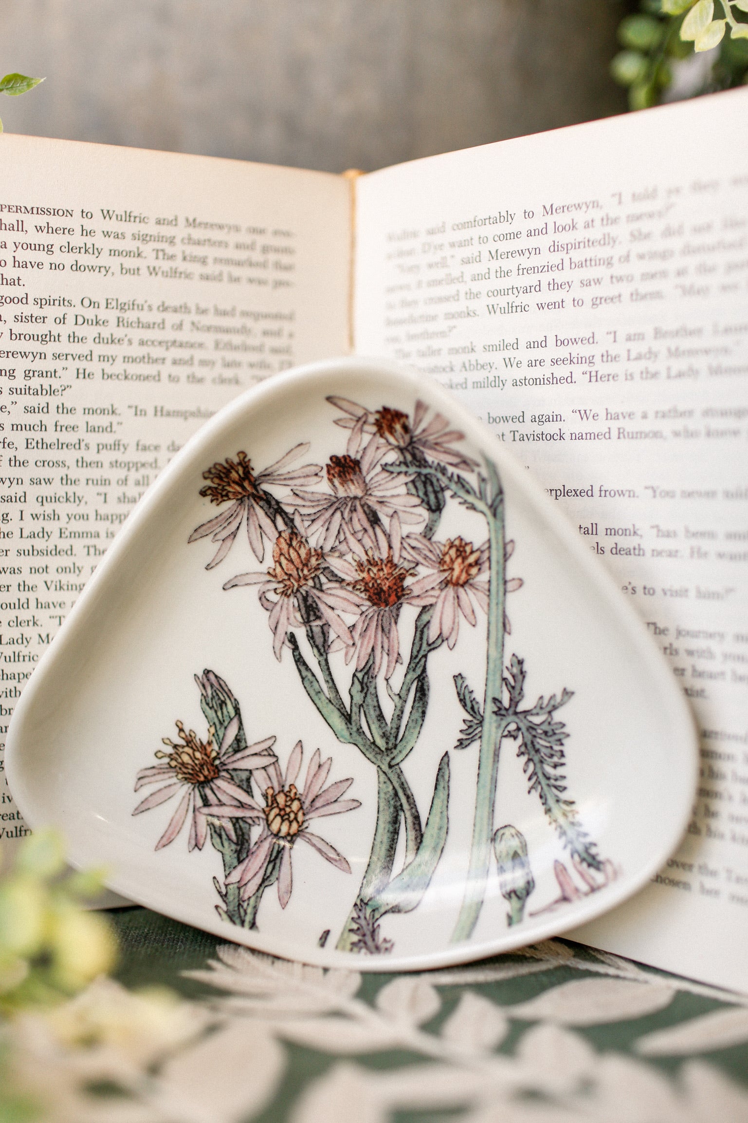 Stoneware Floral Dish The Little Burlap Barn®