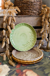 Stoneware Botanical Plate