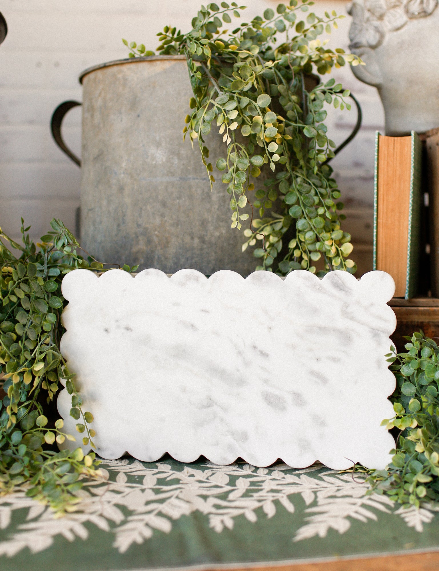 Marble Scalloped Cutting Board The Little Burlap Barn®
